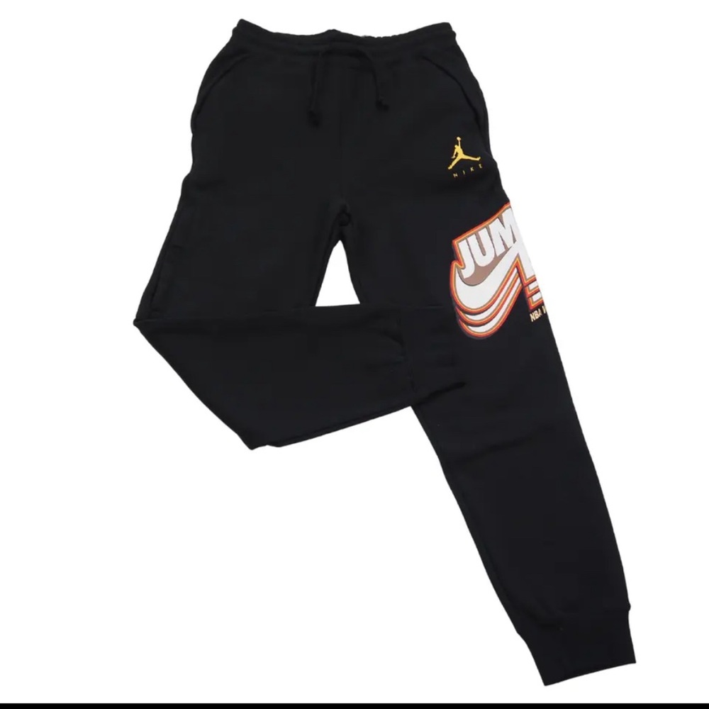 Nike Air Jordan Jump Men's NBA Champs 91 Men Fleece Pants Black SZ 3XL